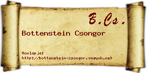 Bottenstein Csongor névjegykártya